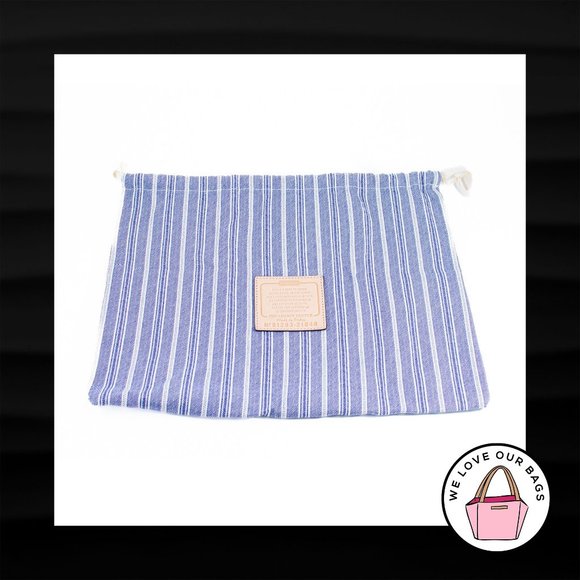 Coach Handbags - NEW 14 x 11 COACH LEGACY DUFFLE BLUE STRIPE COTTON DUST BAG COVER SLEEPER 21848